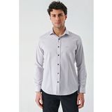 Lacivert Uzun Kollu Oxford Cepsiz Pamuklu Klasik Slim Fit Dar Kesim Gömlek 1004240235