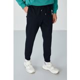 Lacivert Yüzeyi Dokulu Standart Fit Erkek Eşofman Alt - 82156