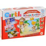 Laço Kids Kutulu Cırt Cırtlı Hayvan Hikaye Kartları