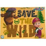 Laço Kids Masha Koca Ayı 48 Parça Frame Puzzle