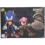 Laço Kids SO7868 Sonic 48 Parça Frame Puzzle