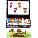 Laço LC7163 Manyetik Aktiviteler Tangram Puzzle Yazı Tahtası