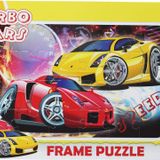Laço LCFRM007 Turbo Cars 24 Parça Puzzle