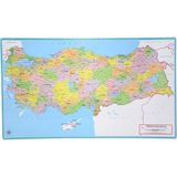 Laço LCSH001 Siyasi Harita Çerçeveli Puzzle