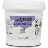 Laçoko 1 kg Kova Şekersiz Katkısız Glutensiz Vegan Doğal Badem Ezmesi