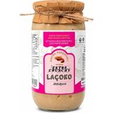 Laçoko 1 kg Şekersiz, Katkısız, Glutensiz, Vegan, Doğal Az Kavrulmuş (Çiğ) Parçacıklı (Extra Crunchy) Yer Fıstığı Ezmesi (1 Kg) - Standart
