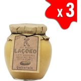 Laçoko 1050 gr Şekersiz Katkısız Glutensiz Çifte Kavrulmuş Parçacıklı Ballı Fıstık Ezmesi - 1,05 kg