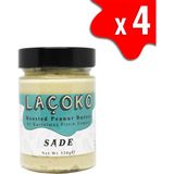 Laçoko 1280 gr Şekersiz Katkısız Glutensiz Vegan Doğal Az Kavrulmuş (Çiğ) Yer Fıstığı Ezmesi ( - 1,28 kg