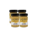 LAÇOKO 1280 Gram Şekersiz, Katkısız, Glutensiz, Vegan, Doğal Çifte Kavrulmuş Parçacıklı (Extra Crunchy) Yer Fıstığı Ezmesi (1280 Gram)