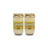Laçoko 2 Kg Cam Kavanoz Tahin -%100 Doğal - Şekersiz- Katkısız - Veganlara Uygun - İnce Öğütülmüş Susam - Geleneksel Lezzet - Kahvaltı İçin İdeal - Pekmezle Karıştırılabilir - Demir Kaynağı
