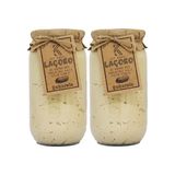 LAÇOKO 2 KG Şekersiz, Katkısız, Glutensiz, Doğal Az Kavrulmuş (ÇİĞ) Parçacıklı Ballı Yer Fıstığı Ezmesi (2 KG)