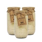 LAÇOKO 3 KG Şekersiz, Katkısız, Glutensiz, Doğal Az Kavrulmuş (ÇİĞ) Parçacıklı Ballı Yer Fıstığı Ezmesi (3 KG)