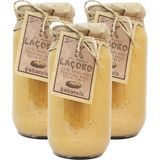 Laçoko 3 kg Şekersiz, Katkısız, Glutensiz, Doğal Çifte Kavrulmuş Parçacıklı Ballı Yer Fıstığı Ezmesi (3 Kg) - Standart