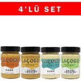 Laçoko 320 gr Çifte Kavrulmuş Fıstık, Çifte Kavrulmuş Parçacıklı Fıstık, Az Kavrulmuş ve Az Kavrulmuş Parçacıklı Fıstık Ezmesi