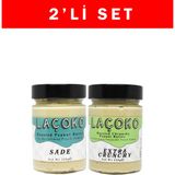 Laçoko 320 gr Deneme Serisi Az Kavrulmuş Fıstık ve Az Kavrulmuş Parçacıklı Fıstık Ezmesi