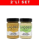 Laçoko 320 Gram Deneme Serisi Çifte Kavrulmuş Parçacıklı Ve Az Kavrulmuş Parçacıklı Fıstık Ezmesi