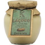 Laçoko 350 Gram Şekersiz, Katkısız, Glutensiz, Vegan, Doğal Az Kavrulmuş (Çiğ) Parçacıklı (Extra Crunchy) Yer Fıstığı Ezmesi (350 Gram) - Çok Renkli - Standart