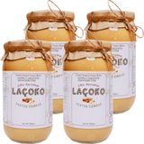 Laçoko 4 kg Isme – Kişiye Özel Şekersiz, Saf, Katkısız Fıstık Ezmesi Glutensiz, Vegan, Doğal Çifte Kavrulmuş Yer Fıstığı Ezmesi (4 Kg) Peanut Butter - Standart