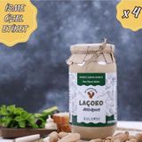 Laçoko 4 kg İsme Özel Şekersiz,Saf,Katkısız,Glutensiz,Vegan,Doğal Az Kavrulmuş(Çiğ) Fıstık Ezmesi
