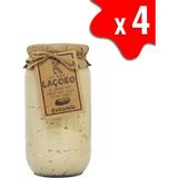 Laçoko 4 kg Şekersiz, Katkısız, Glutensiz, Az Kavrulmuş (Çiğ) Parçacıklı Ballı Fıstık Ezmesi - 4 kg