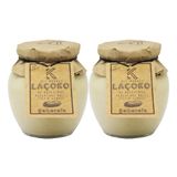 LAÇOKO 700 Gram Şekersiz, Katkısız, Glutensiz, Doğal Az Kavrulmuş (ÇİĞ) Parçacıklı Ballı Yer Fıstığı Ezmesi (700 Gram)
