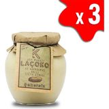 LAÇOKO Şekersiz, Katkısız, Glutensiz, Doğal Az Kavrulmuş (ÇİĞ) Ballı Yer Fıstığı Ezmesi 3 x 350 gr - 1,05 kg