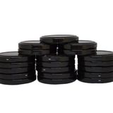 LAÇOKO Twıst-Of 20 Lİ 63 mm Siyah Cam Kavanoz Kapağı (20 Adet)