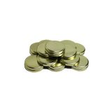 LAÇOKO Twıst-Of 20 Lİ 82 mm Gold Altın Sarısı Cam Kavanoz Kapağı (20 Adet)
