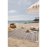 Lacomfor Piknik ve Plaj Örtüsü 150x200 cm Katlanabilir Taşıma Saplı Çizgili