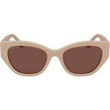 Lacoste 6047S 264 54 Kadın Güneş Gözlüğü - Krem Rengi