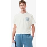 Lacoste Classic Fit Erkek Bej T-Shirt - CPI-Krem