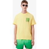 Lacoste Classic Fit Erkek Sarı T-Shirt - GZI-Sarı