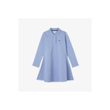 Lacoste Çocuk Uzun Kollu Polo Yaka Mavi Elbise