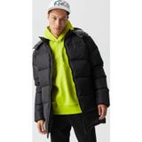 Lacoste Down Fill Water Repellent Jacket Black Kaz Tüyü Çıkarılabilir Kapüşonlu Suya Dayanıklı Erkek Mont Siyah
