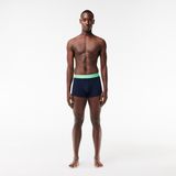 Lacoste Erkek 3'lü Lacivert Boxer 5H3401 Ilv - ILV-Lacivert - M