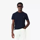 Lacoste Erkek Bisiklet Yaka Pamuklu Kısa Kollu Standart Kalıp T-Shirt