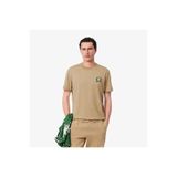 Lacoste Erkek Classic Fit Bisiklet Yaka Bej T-shirt