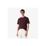 Lacoste Erkek Classic Fit Bisiklet Yaka Bordo T-Shirt