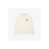 Lacoste Erkek Classic Fit Bisiklet Yaka Krem Sweatshirt