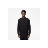 Lacoste Erkek Classic Fit Bisiklet Yaka Siyah Sweatshirt