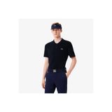 Lacoste Erkek Classic Fit Kısa Kollu Polo Yaka Lacivert Triko