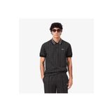 Lacoste Erkek Classic Fit Monogram Siyah Polo