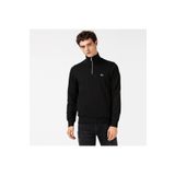 Lacoste Erkek Classic Fit Yarım Fermuarlı Siyah Sweatshirt