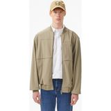 Lacoste Erkek Hakim Yaka Açık Kahverengi Bomber Ceket - 6MJ-Kahverengi - 46