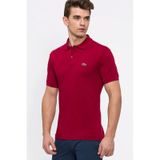 Lacoste Erkek Klasik Pike Kumaş Polo T-shirt Bordo