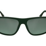 Lacoste Erkek L6057s Dikdörtgen Güneş Gözlüğü, Mat Yeşil, One Size