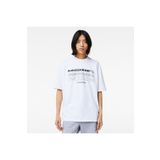 Lacoste Erkek Loose Fit Bisiklet Yaka Baskılı Beyaz T-shirt