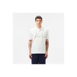 Lacoste Erkek Loose Fit Desenli Beyaz Polo