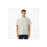 Lacoste Erkek Oversize Fit Bisiklet Yaka Baskılı Beyaz T-shirt