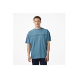 Lacoste Erkek Oversize Fit Bisiklet Yaka Baskılı Mavi T-shirt